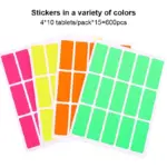 Neon Self Adhesive Blank Labels - Image 6