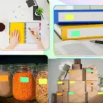 Neon Self Adhesive Blank Labels - Image 3