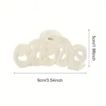 Love letter claw clip for thick hair styling - Image 7