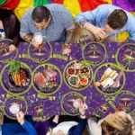 Mardi Gras Disposable Party Tableware Set - Image 3