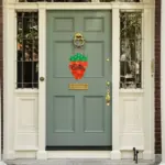 Easter Strawberry Wooden Door Hanger Decor - Image 5