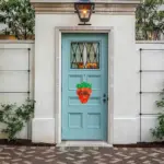 Easter Strawberry Wooden Door Hanger Decor - Image 3