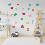 Glitter Foam Letter Number Shape Stickers - Image 2