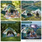 3-4 Person Pop-Up Waterproof Tent - Image 4