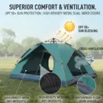 3-4 Person Instant Pop Up Camping Tent - Image 5