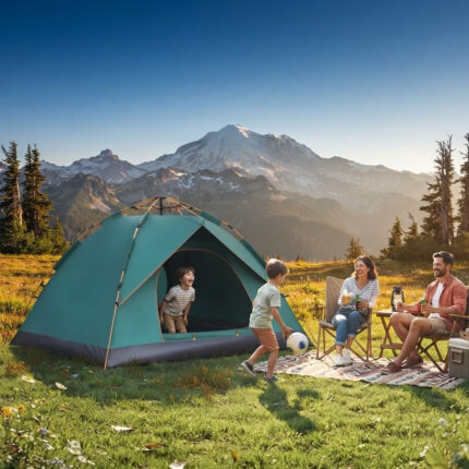3-4 Person Instant Pop Up Camping Tent