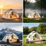 3-4 Person Waterproof Pop-Up Camping Tent - Image 4