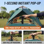 3-4 Person Instant Pop Up Camping Tent - Image 3