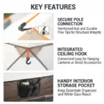 Instant 3-4P Pop Up Tent | Waterproof Camping - Image 4